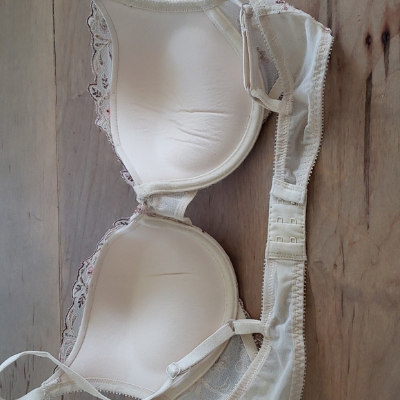 FELINA LACE PUSH UP EMBROIDERED LACE BRA SZ 36B - Picture 9 of 13